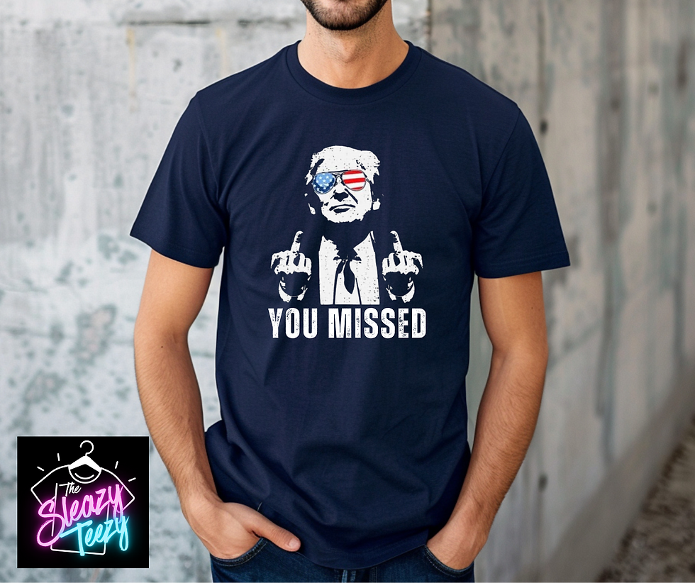 Thumbnail: You Missed- Adult Unisex Short Sleeve Crewneck Tee