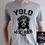 Thumbnail: YOLO- Adult Unisex Short Sleeve Crewneck Tee