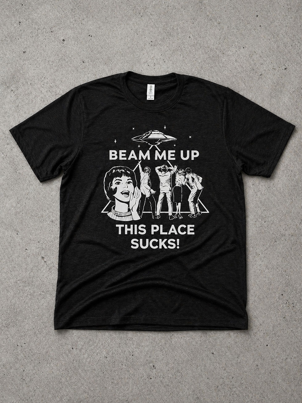 Thumbnail: Beam Me Up - Adult Unisex Short Sleeve Tee