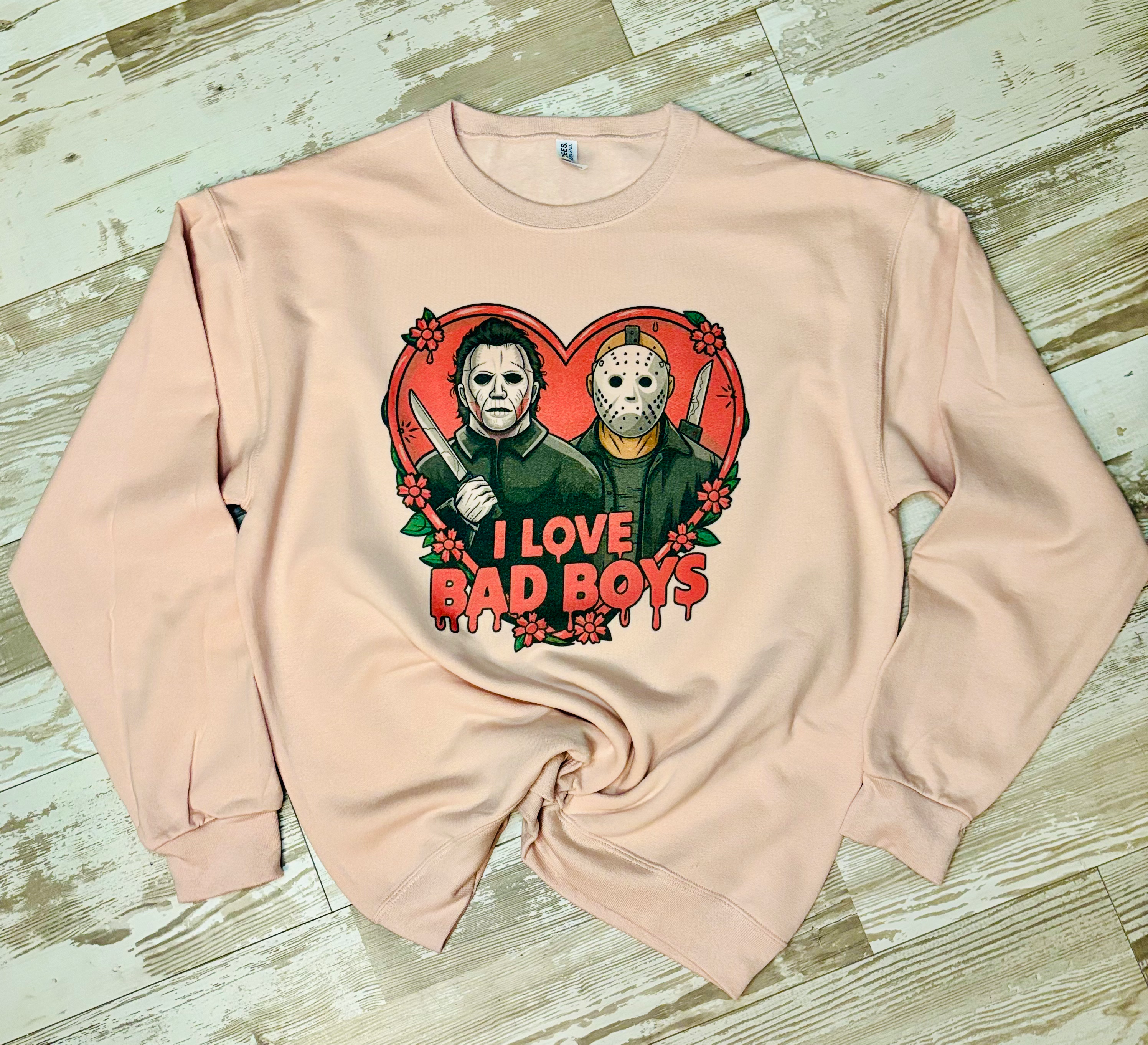 I Love Bad Boys- Women’s Crewneck Sweatshirt 
