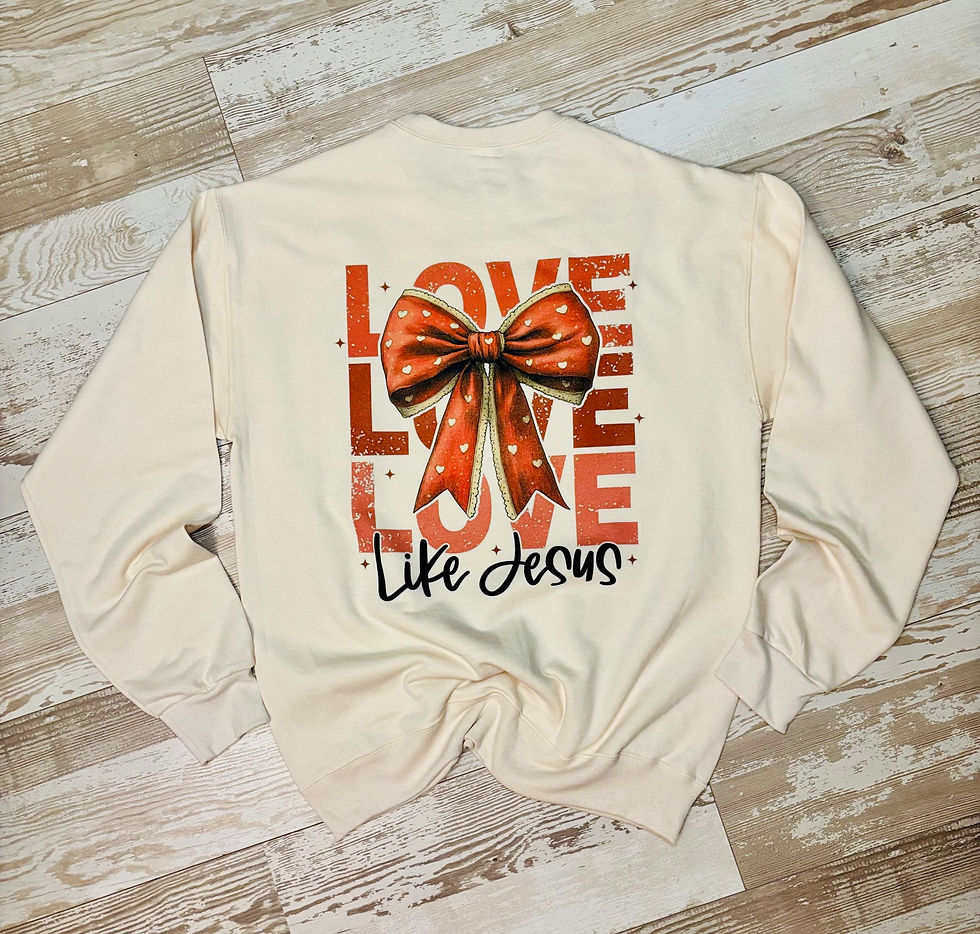Thumbnail: Love Like Jesus- Women’s Crewneck Sweatshirt