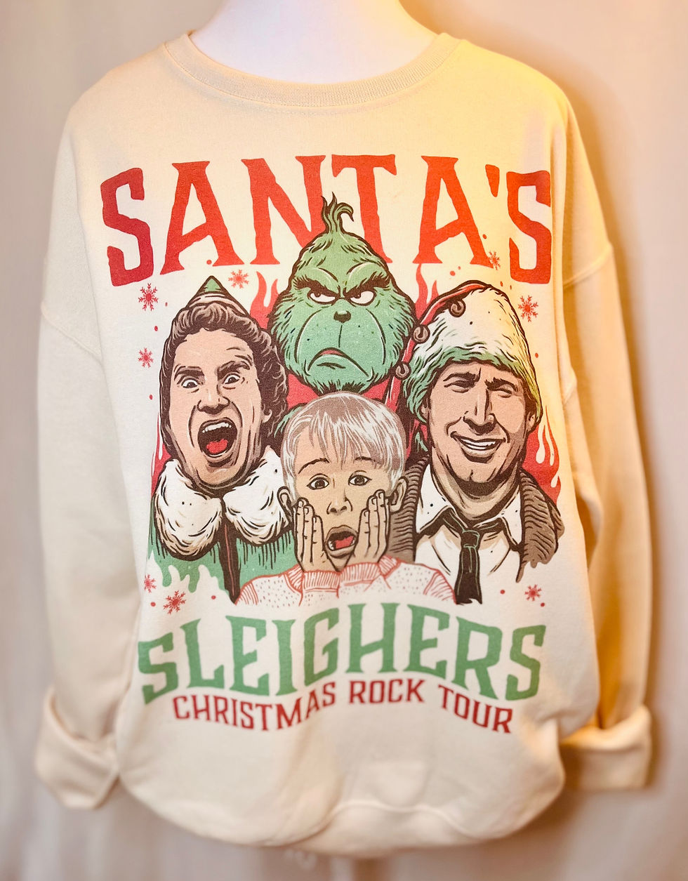 Thumbnail: Santa’s Sleighers- Adult unisex crewneck sweatshirt