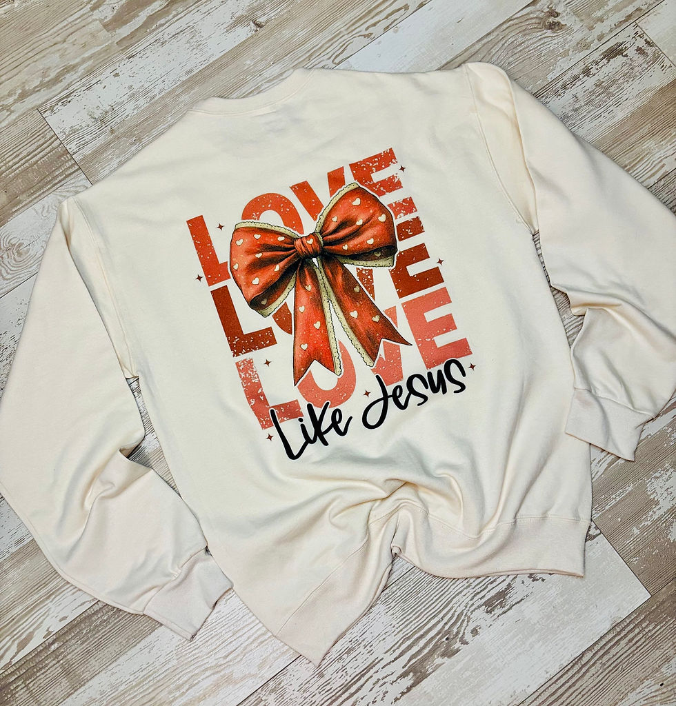 Thumbnail: Love Like Jesus- Women’s Crewneck Sweatshirt