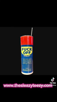 Thumbnail: Fuck Off Repellent- 20oz hot/cold insulated tumbler with metal straw