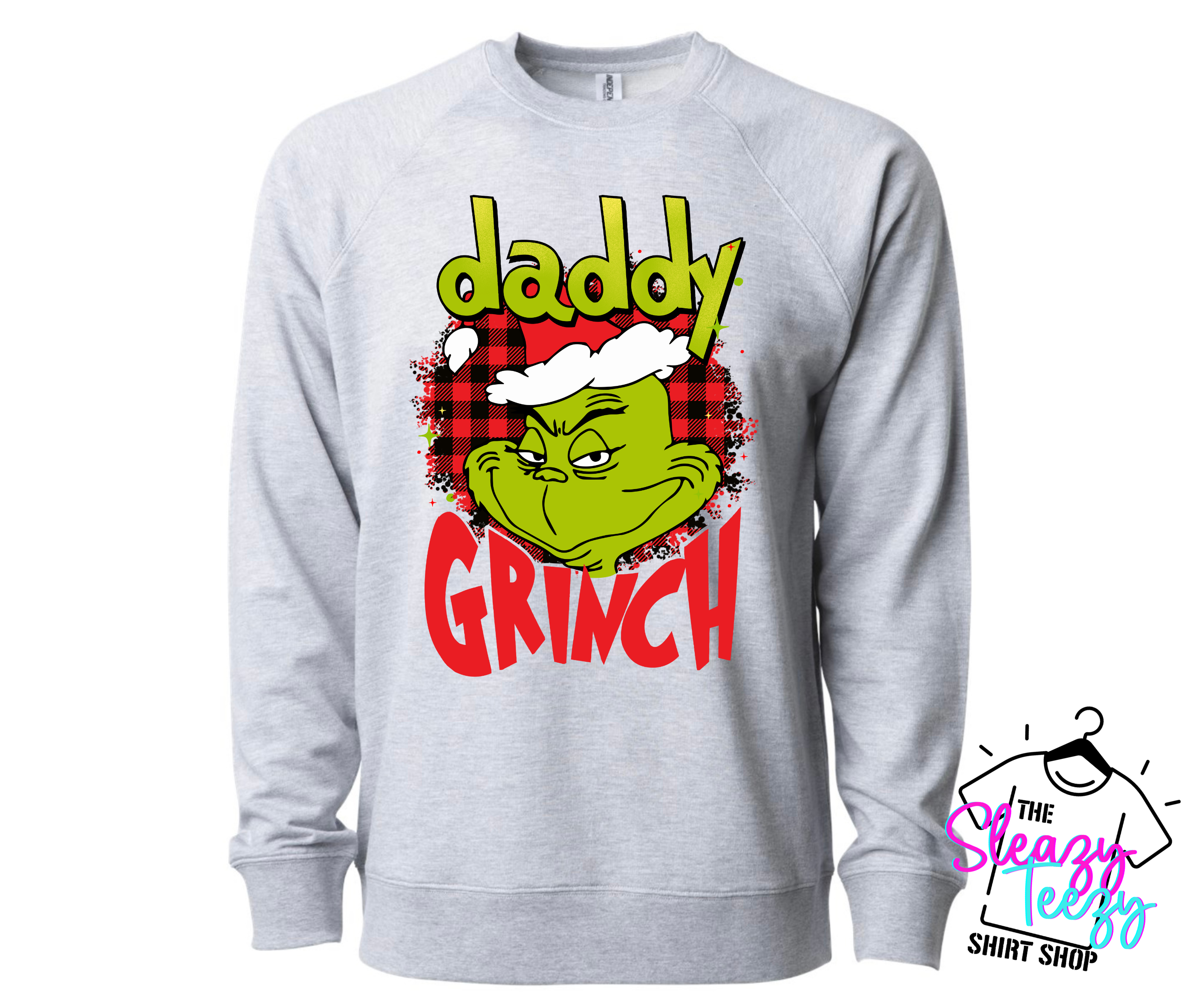 Daddy Grinch- Men’s crewneck sweatshirt 