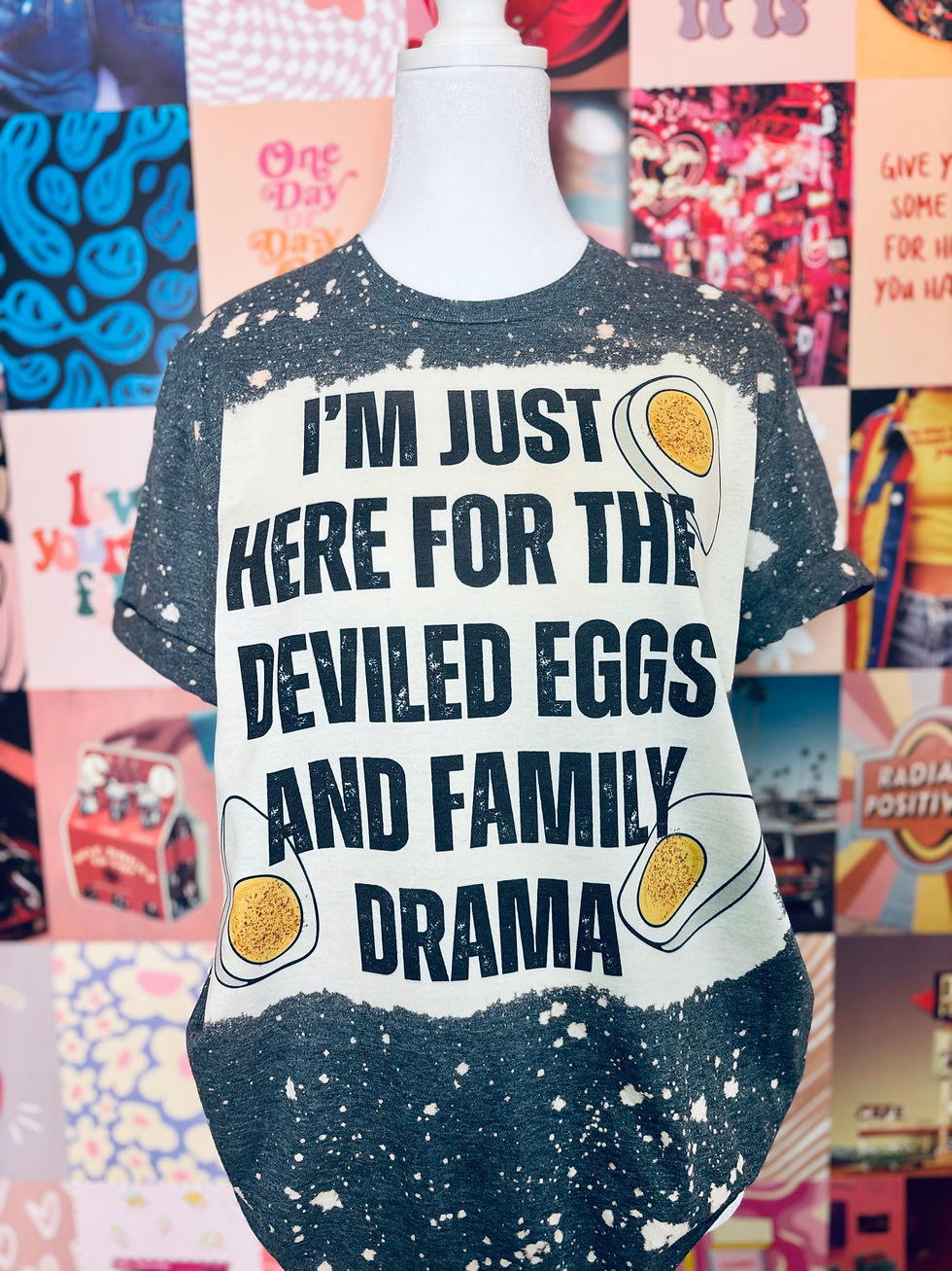 Thumbnail: Family Drama- Adult Unisex Bleached OR Solid Short Sleeve Tee