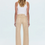 Thumbnail: Pistola Lexi Mid Rise Bowed Straight Jean in Sand Dollar