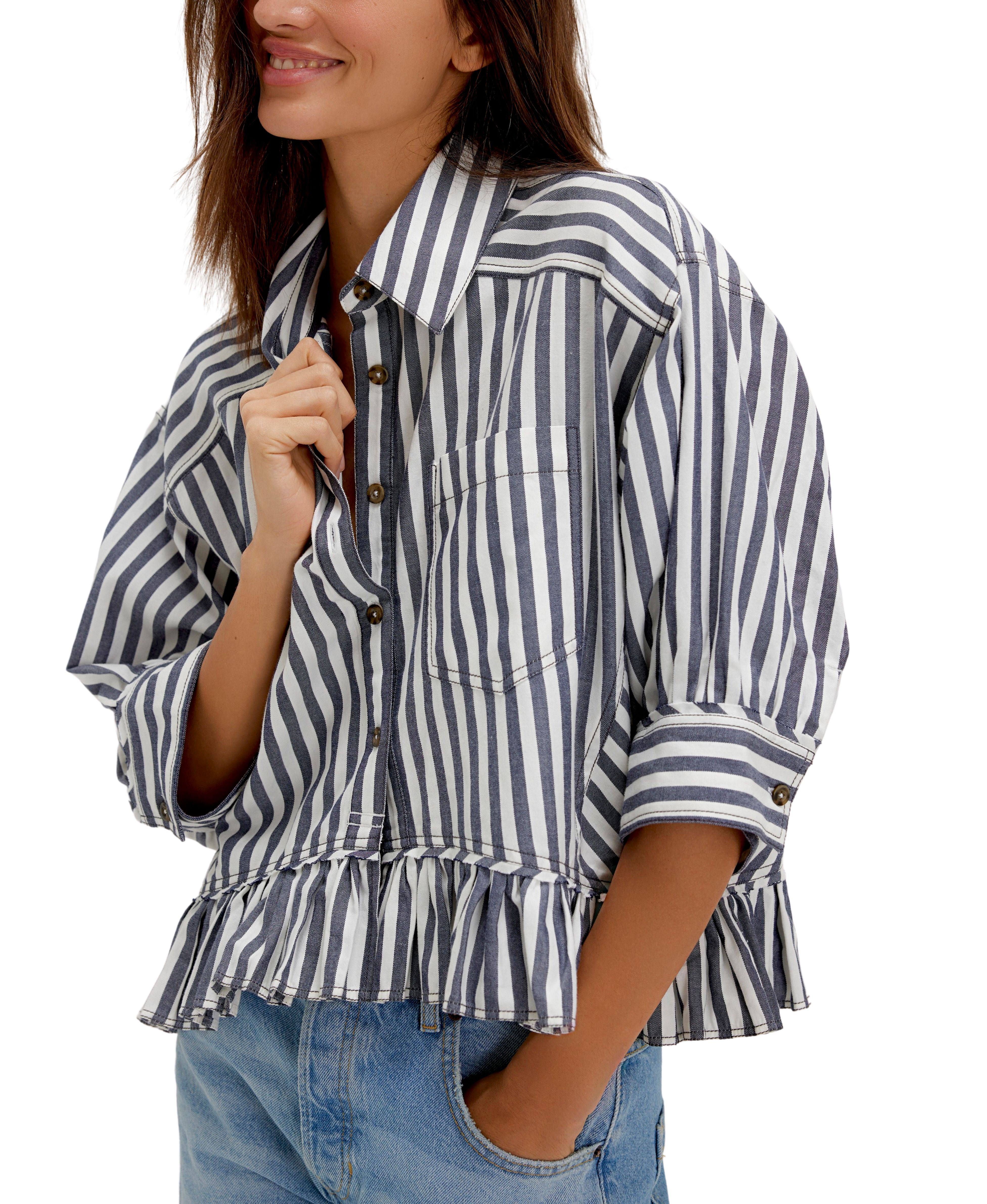 Free People Bailey Stripe Shirt
