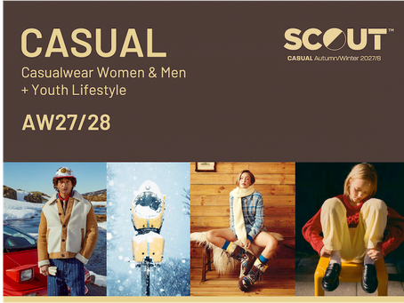Trend book Scout CASUAL AW27/28 : Casualwear Women, Men & Youth