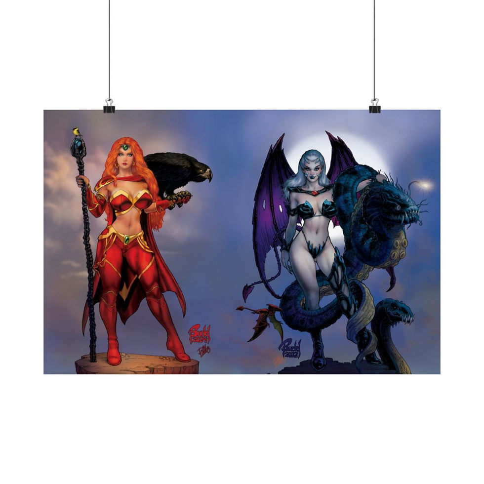 Thumbnail: Adryana and Lilineth Budd Root art poster!