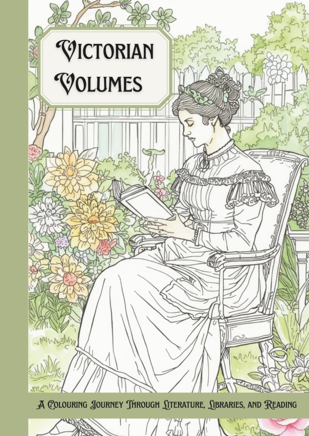 Victorian Volumes: A Colouring Journey Through Literature, Libraries and Reading