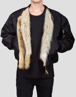 COYOTE - Vintage Fur Bomber Jacket