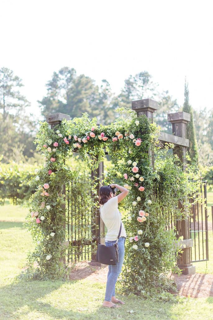 wedding arbor flowers georgia
