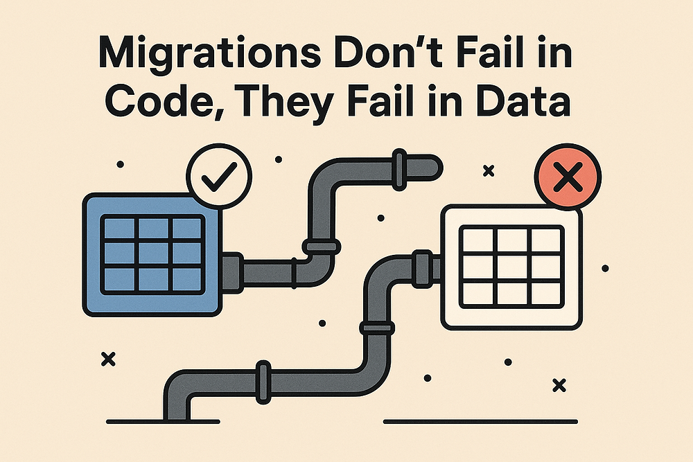 Data Fail Migrations Don’t Fail in Code—They Fail in Data | Vexdata Blog