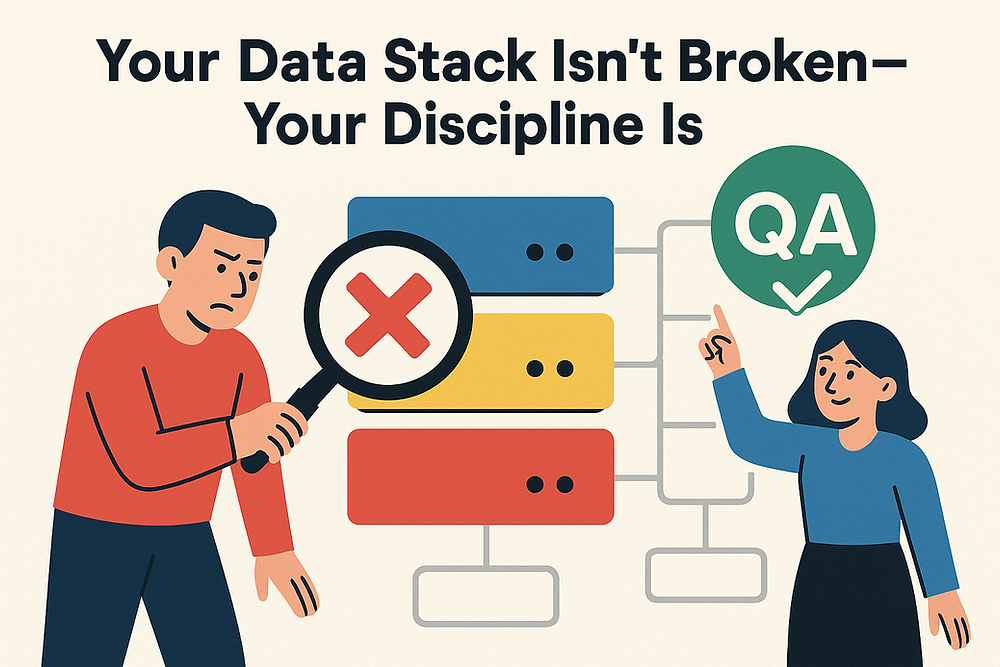 Fail Data Stack Your Data Stack Isn’t Broken — Your Discipline Is