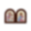 Silver Diptych Icon | Virgin Mary & Pantocrator