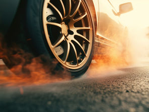Tyre burning
