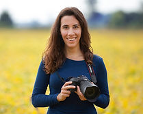 Young modest woman Christian photographer