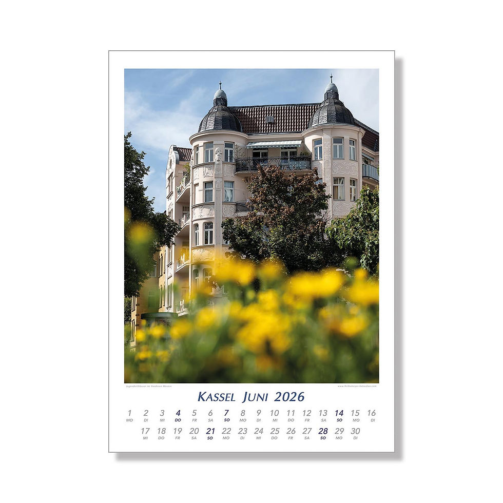 Miniaturbild: Kassel Kalender 2026 • 21x30cm • Hochformat