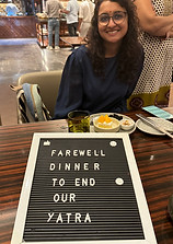 Farewell dinner at Hyatt Kathmandu