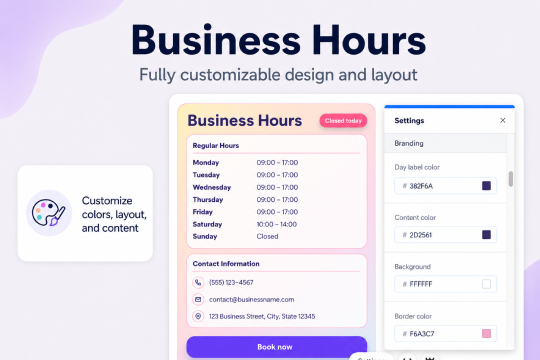 Business Hours banner