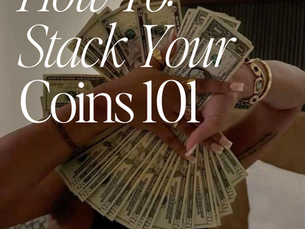 A black woman holding stacks of cash in her hands
