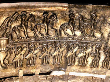 Cena do interior do Caldeirão Gundestrup