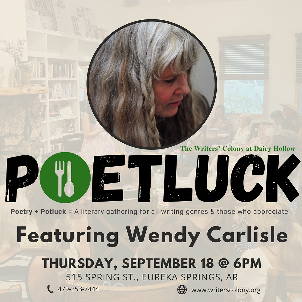 September Poetluck - featuring Wendy Carlisle