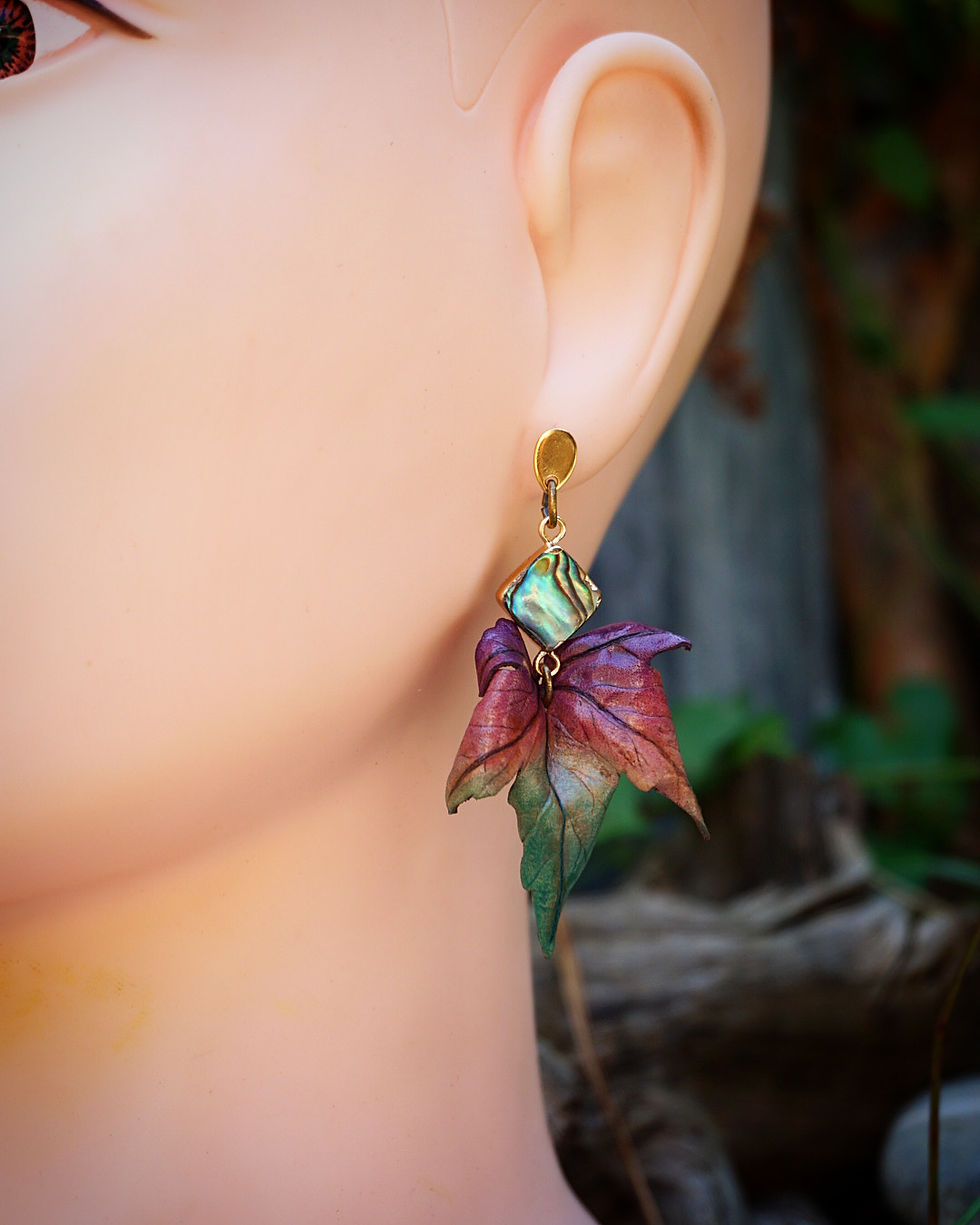 Thumbnail: Mystery Maple Leaf Earrings