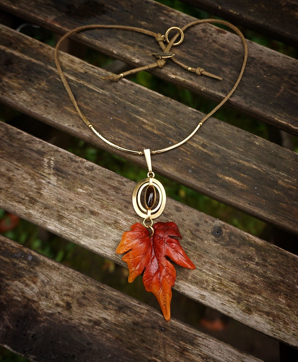 Miniature : Blattkette „Herbstfeuer“