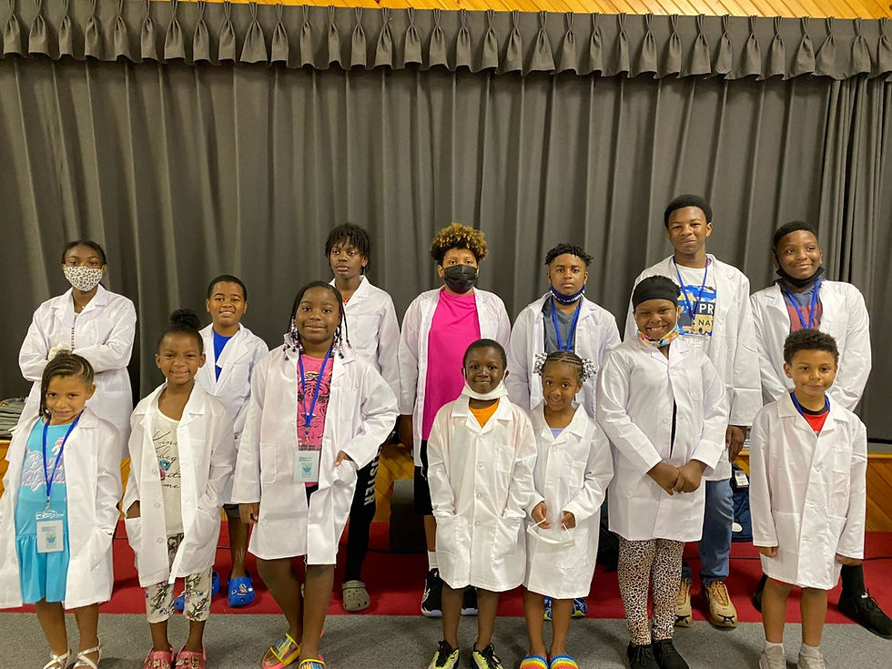 Children in Lab Coats