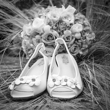 Shoes and Bouquet