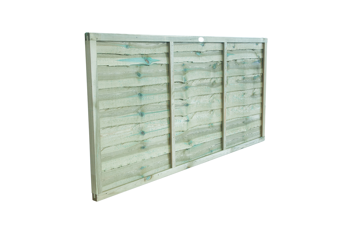 CLEARANCE - 6x3ft Grange Superior Lap Panel Green
