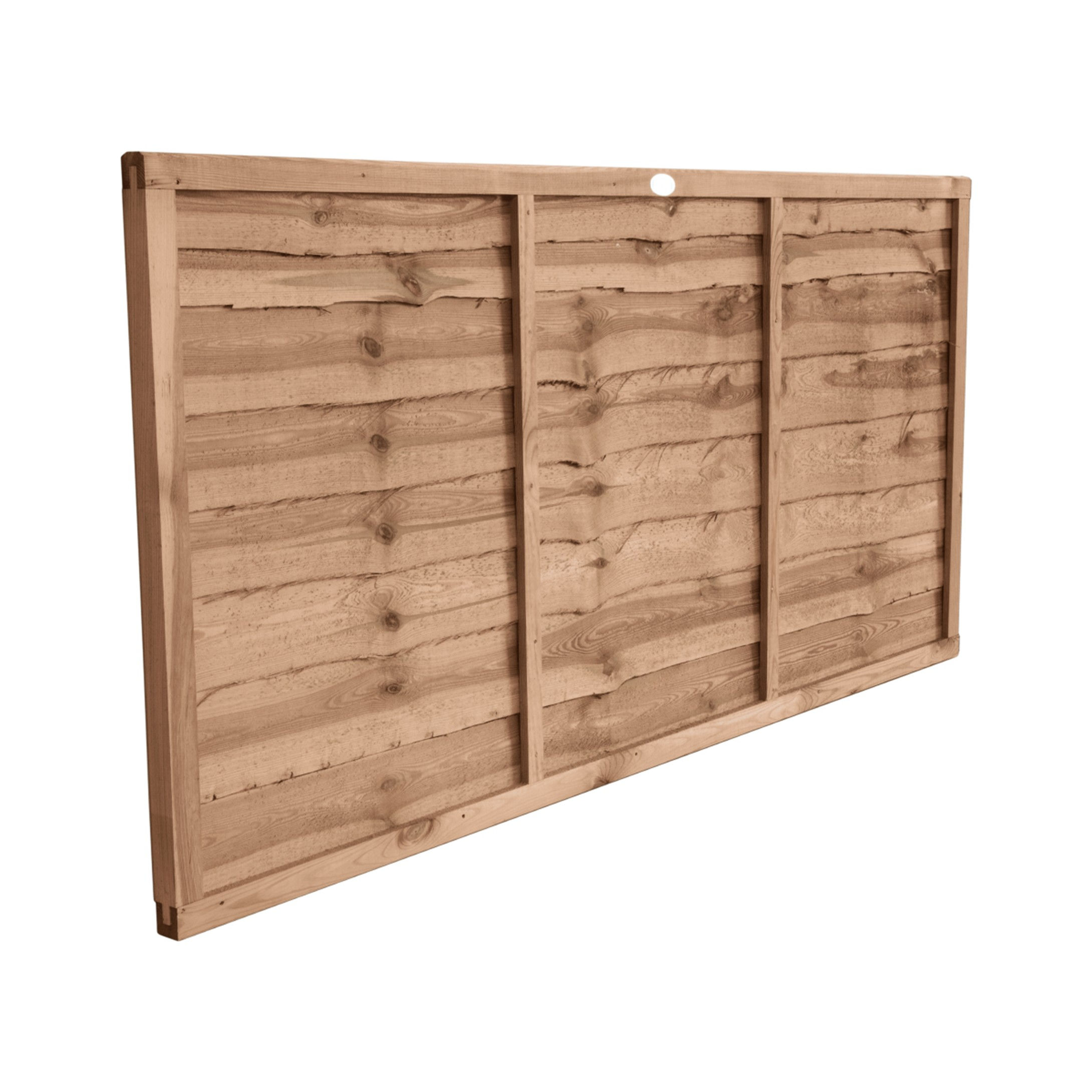 CLEARANCE - 6x3ft Grange Superior Lap Panel Brown