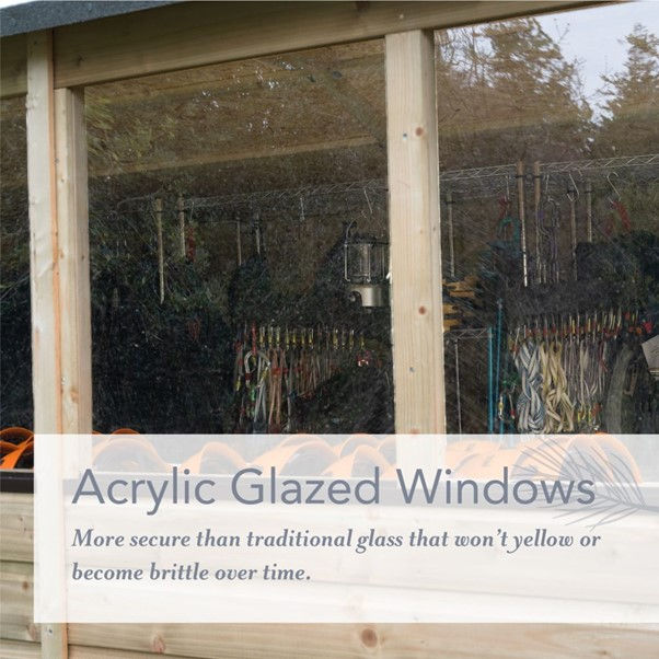 Thumbnail: Beckwood Pent Shed 6×3 – Single Door – No Windows