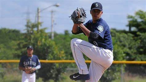 Juan Then, pitching for the Seattle Mariners. How’d we get a photo so soon?