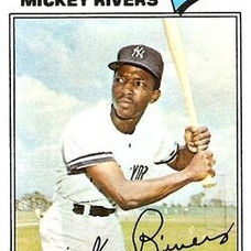 Card-By-Yankees Card: 1977 Topps, Mickey Rivers