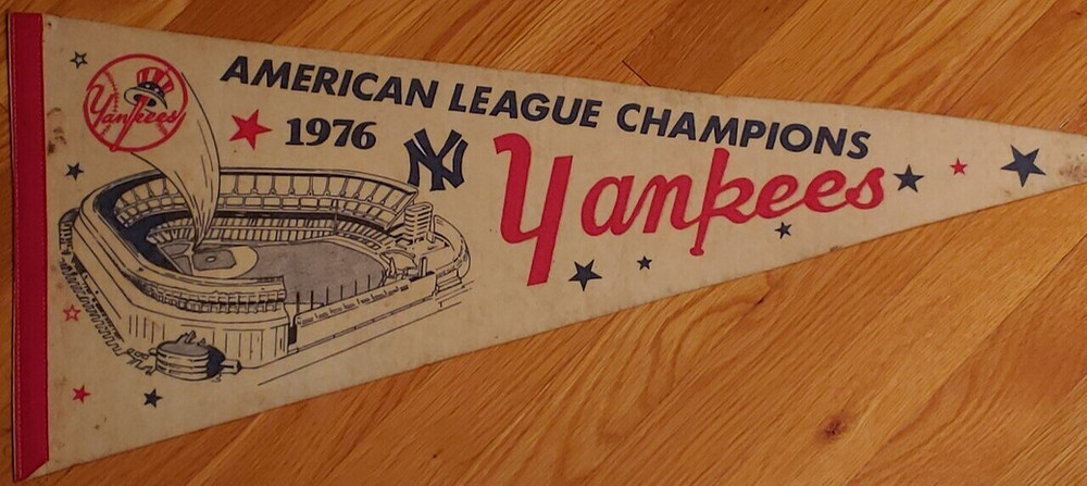 Yes, this is the actual pennant. Of course I saved it. Wouldn’t you?