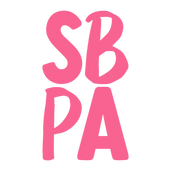 The submark logo for Showbiz Performing Arts by Magic Feather Designs - branding for small businesses