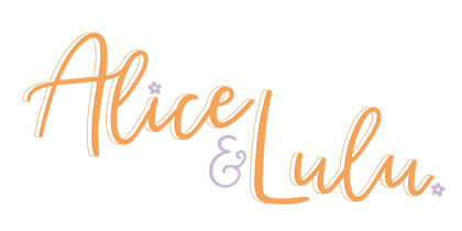 The secondary logo for Alice and Lulu by Magic Feather Designs - branding for small businesses