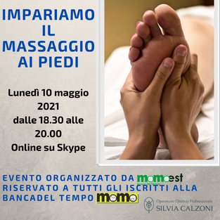 volantino massaggio ai piedi