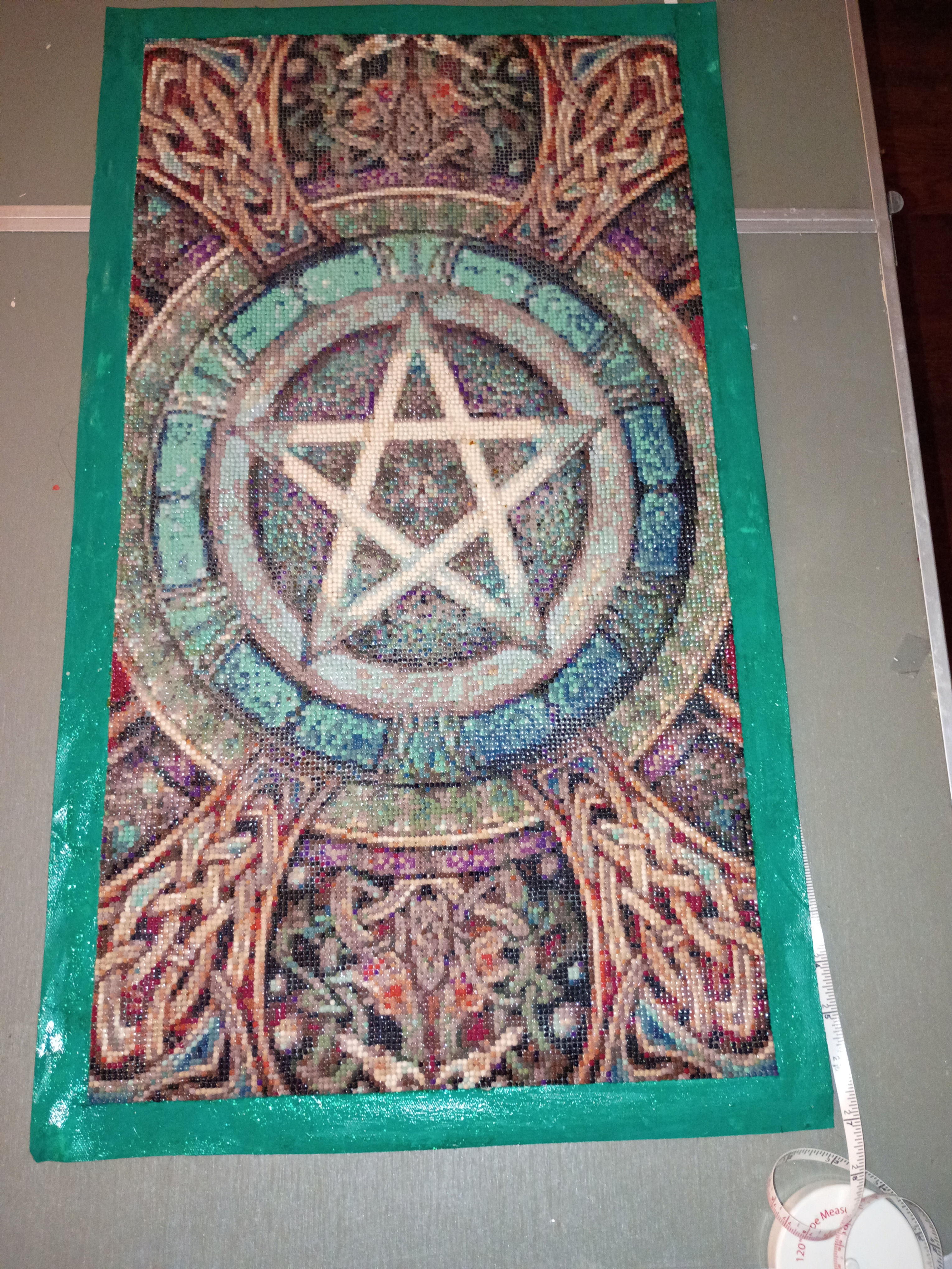 Pentagram Diamond Painting (completed)