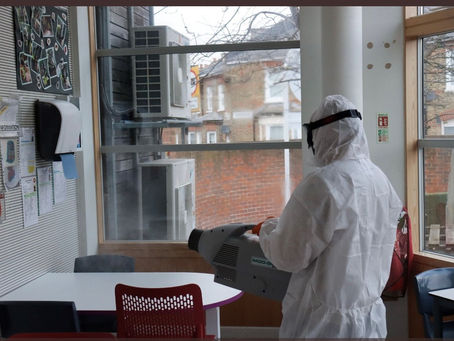 Decontamination service combating Covid-19