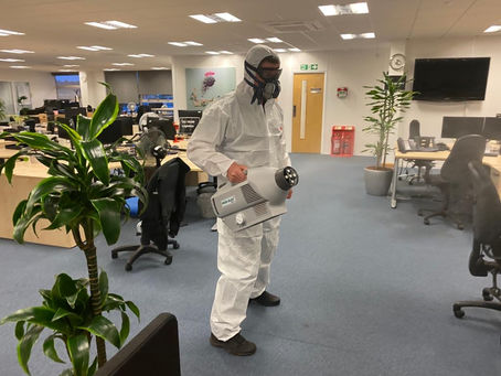 covid19 fogging treatment at offices
