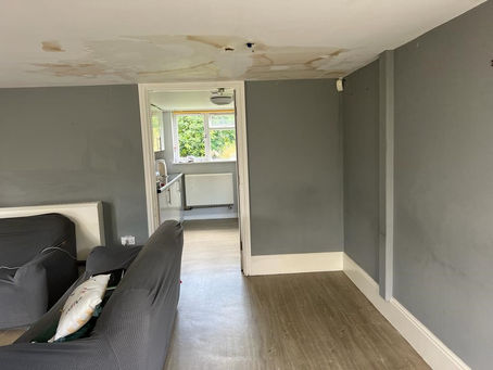 Urgent deep clean after flooding water damage at care home