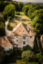 Vue du château de Boucq en drone DJI MAvic 3 Pro