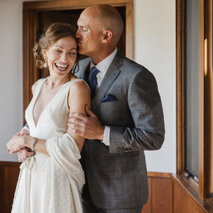 Sara and Mike's Playful / Retro Wedding at the Glass House and Browns Park in McCall, Idaho