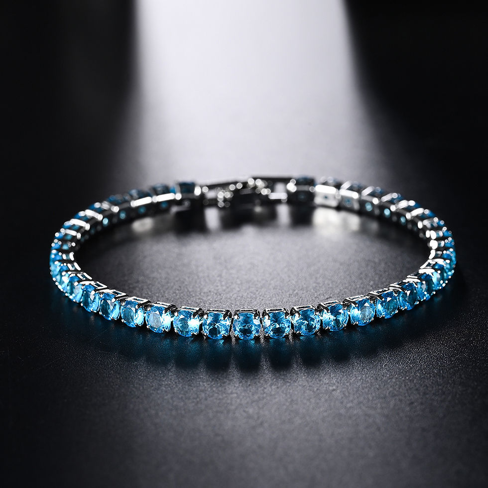 Thumbnail: 4mm Micro-inlaid Zircon Tennis Bracelet for Women 2025 New Men Bracelet Homme Je