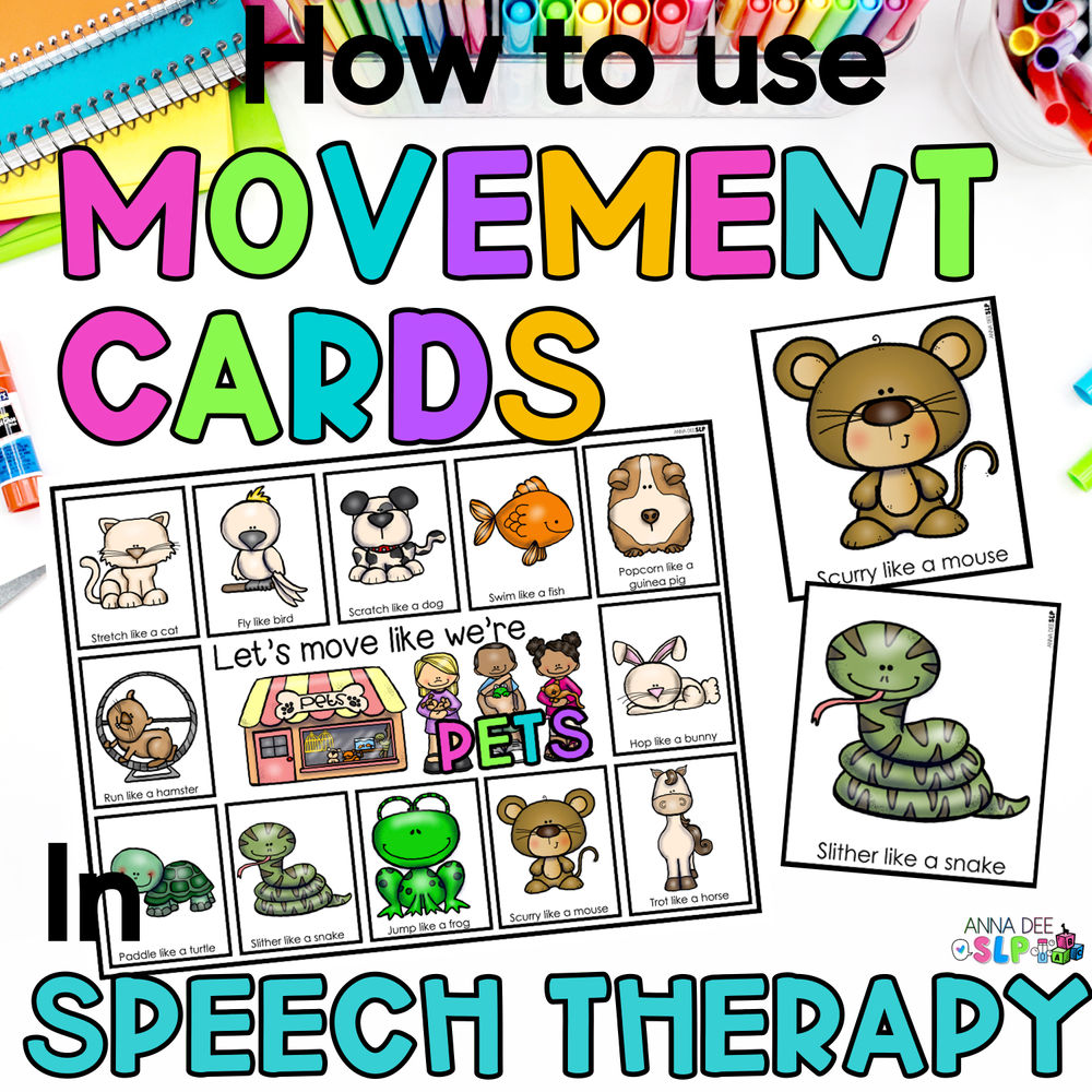 How to use Movement Cards in Speech Therapy