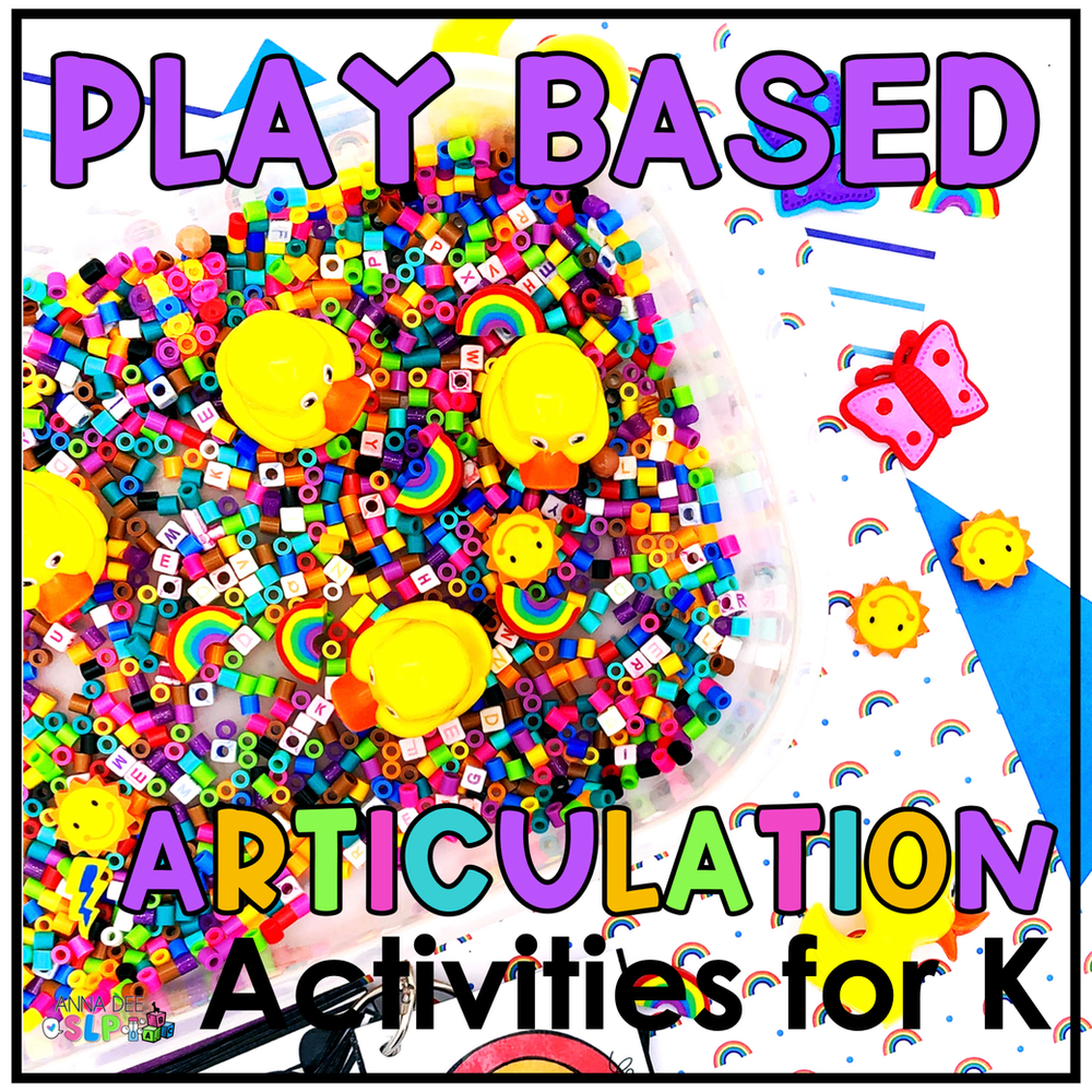 Play Based Articulation Activities for the K Sound